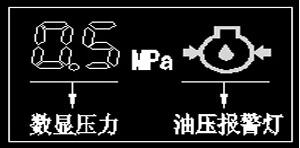 Engine oil pressure gauge and oil pressure warning lamp