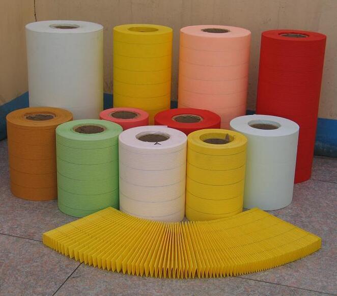 Production process of high-precision fuel filter paper