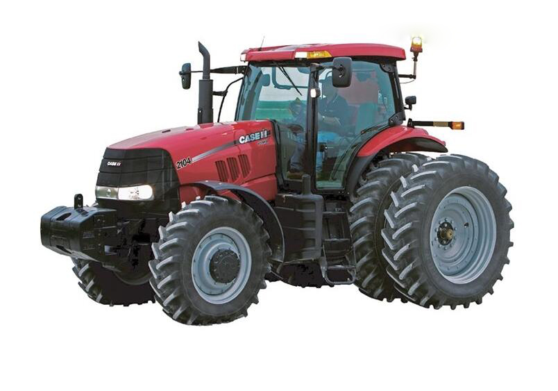 tractor rear axle and steering system