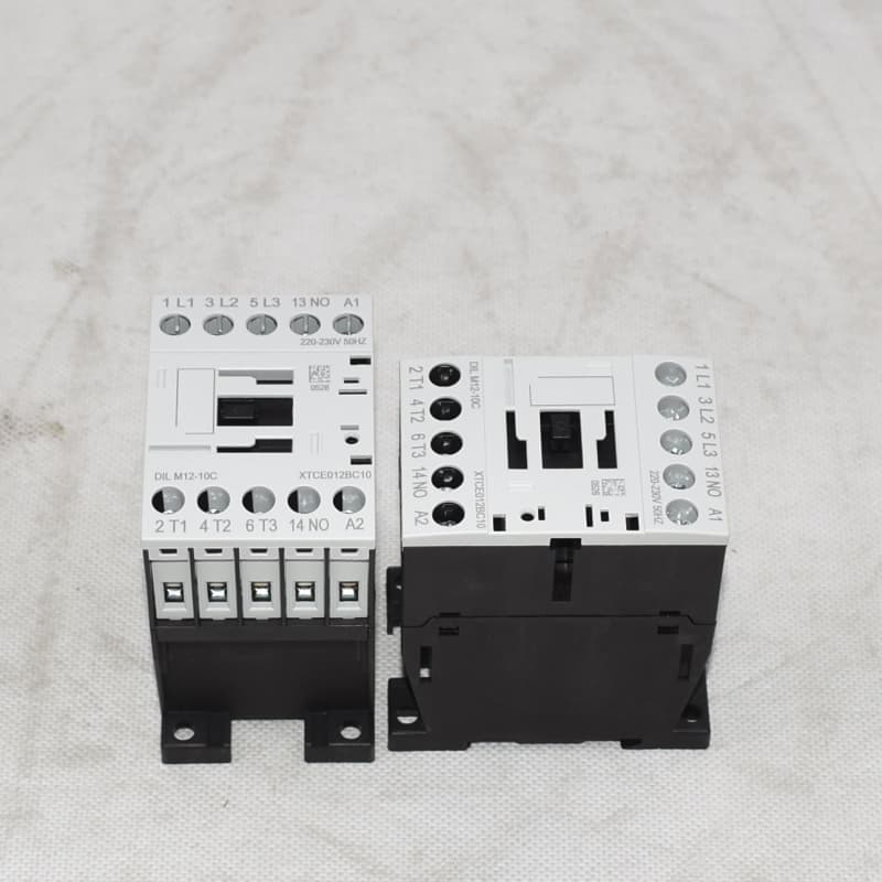 AC Contactor DILM12-10C Front View - Eaton Replacement