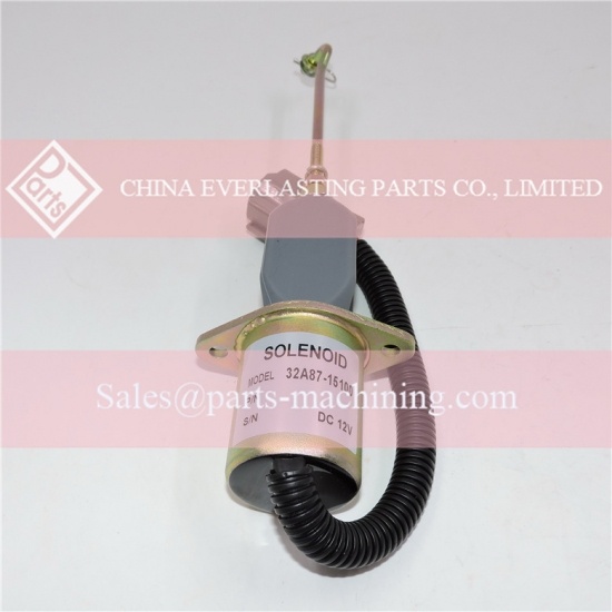 Stop solenoid 32A87-15100 for Mitsubishi S4Q S4S S6S Engine