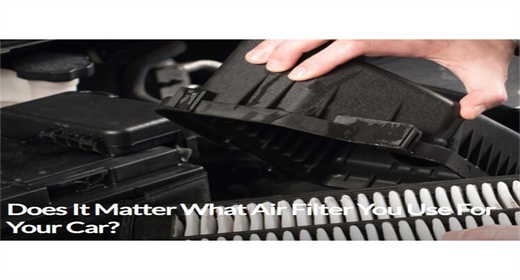 Does it matter what air filter your car uses?